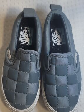Masters Quilted Slip-On Loafers in Slate Blue